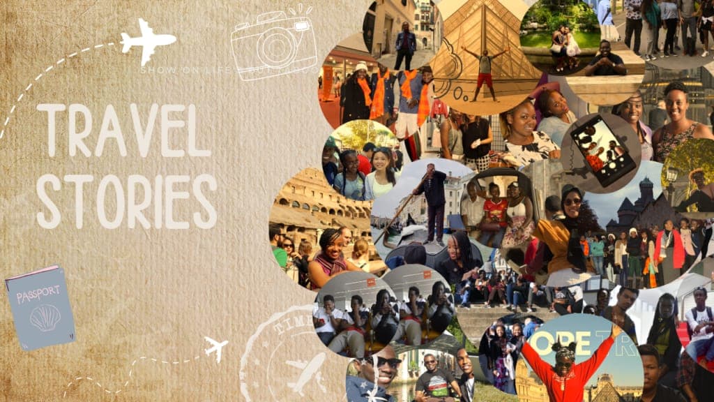 A Travel Stories collage of photographs from ReadTrips journeys
